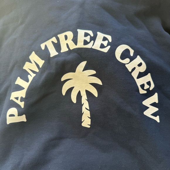 Palm Tree Crew Navy Blue Hoodie Size XL - Picture 4 of 4